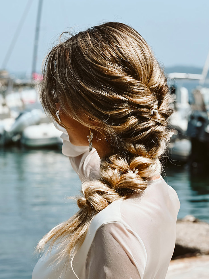 tresse boheme mari&eacute;e